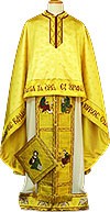 Greek Priest vestments - Christ on the Throne - gold