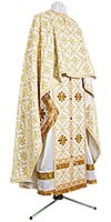 Greek Priest vestment -  metallic brocade B (white-gold)