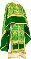 Greek Priest vestment -  metallic brocade BG1 (green-gold)
