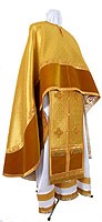 Greek Priest vestment -  metallic brocade BG4 (yellow-gold)