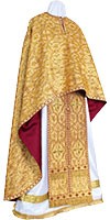 Greek Priest vestment -  metallic brocade BG6 (yellow-gold)