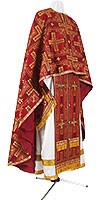 Greek Priest vestment -  rayon brocade S3 (claret-gold)