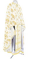 Greek Priest vestment -  rayon Chinese brocade (white-gold)