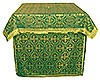 Holy Table vestments - brocade B (green-gold)