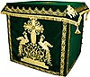 Holy table vestments - 1 (green-gold)