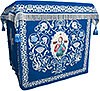 Holy table vestments - no.1 (blue-silver)