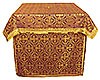 Altar Table vestments - brocade B (claret-gold)