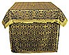 Altar Table vestments - brocade B (black-gold)