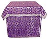 Altar Table vestments - brocade BG6 (violet-silver)