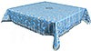 Holy Table cover - brocade B (blue-silver)