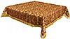 Holy Table cover - brocade B (claret-gold)