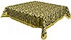 Holy Table cover - brocade B (black-gold)