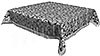 Holy Table cover - brocade B (black-silver)