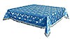Holy Table cover - brocade BG1 (blue-silver)