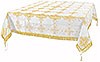 Holy Table cover - brocade BG4 (white-gold)