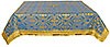 Holy Table cover - brocade B (blue-gold)