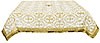Holy Table cover - brocade B (white-gold)