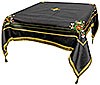 Embroidered Holy table cover Balaam (black-gold)