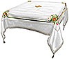 Embroidered Holy table cover Balaam (white-silver)