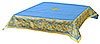 Embroidered Holy table cover Protection of the Theotokos (blue-gold)