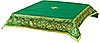 Embroidered Holy table cover Protection of the Theotokos (green-gold)