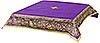 Embroidered Holy table cover Protection of the Theotokos (violet-gold)