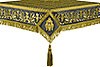 Embroidered Holy table cover no.1 (br.) (black-gold)