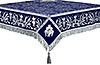 Embroidered Holy table cover no.1 (comb.) (blue-silver)