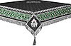 Embroidered Holy table cover no.3 (black-silver)