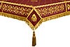 Embroidered Holy table cover no.4 (claret-gold)