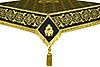 Embroidered Holy table cover no.6 (black-gold)