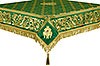 Embroidered Holy table cover no.8 (green-gold)