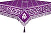 Embroidered Holy table cover no.8 (violet-silver)