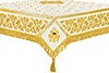 Embroidered Holy table cover no.10 (white-gold)