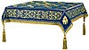 Embroidered Holy table cover no.11 (blue-gold)