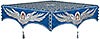 Embroidered Holy table cover no.13 (blue-silver)