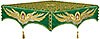 Embroidered Holy table cover no.13 (green-gold)