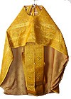 Russian Priest vestment set (meallic brocade): 47-49" (European size: 60-62), height-  6'2"-6'4"-73" (189-194 cm) - 40% off!