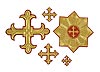 Byzantium cross vestment set