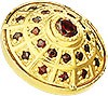 Jewelry vestment button - 3