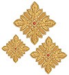Hand-embroidered crosses - D100