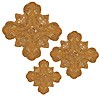 Hand-embroidered crosses - D103