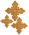 Hand-embroidered crosses - D104