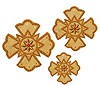 Hand-embroidered crosses - D113