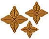 Hand-embroidered crosses - D114