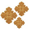Hand-embroidered crosses - D116