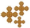 Hand-embroidered crosses - D126