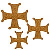 Hand-embroidered crosses - D128