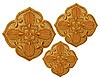 Hand-embroidered crosses - D129