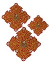 Hand-embroidered crosses - D132